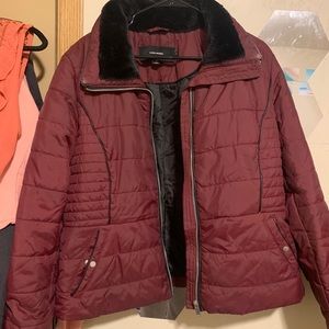 Vero Moda Burgundy Puffer jacket